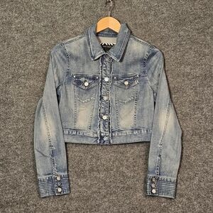 White House Black Market Blue Denim‎ Jacket